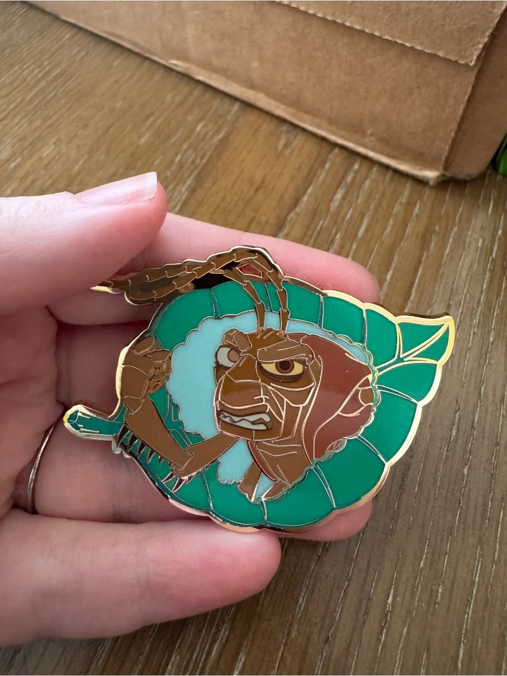 Pink A La Mode Hopper Mystery Pin